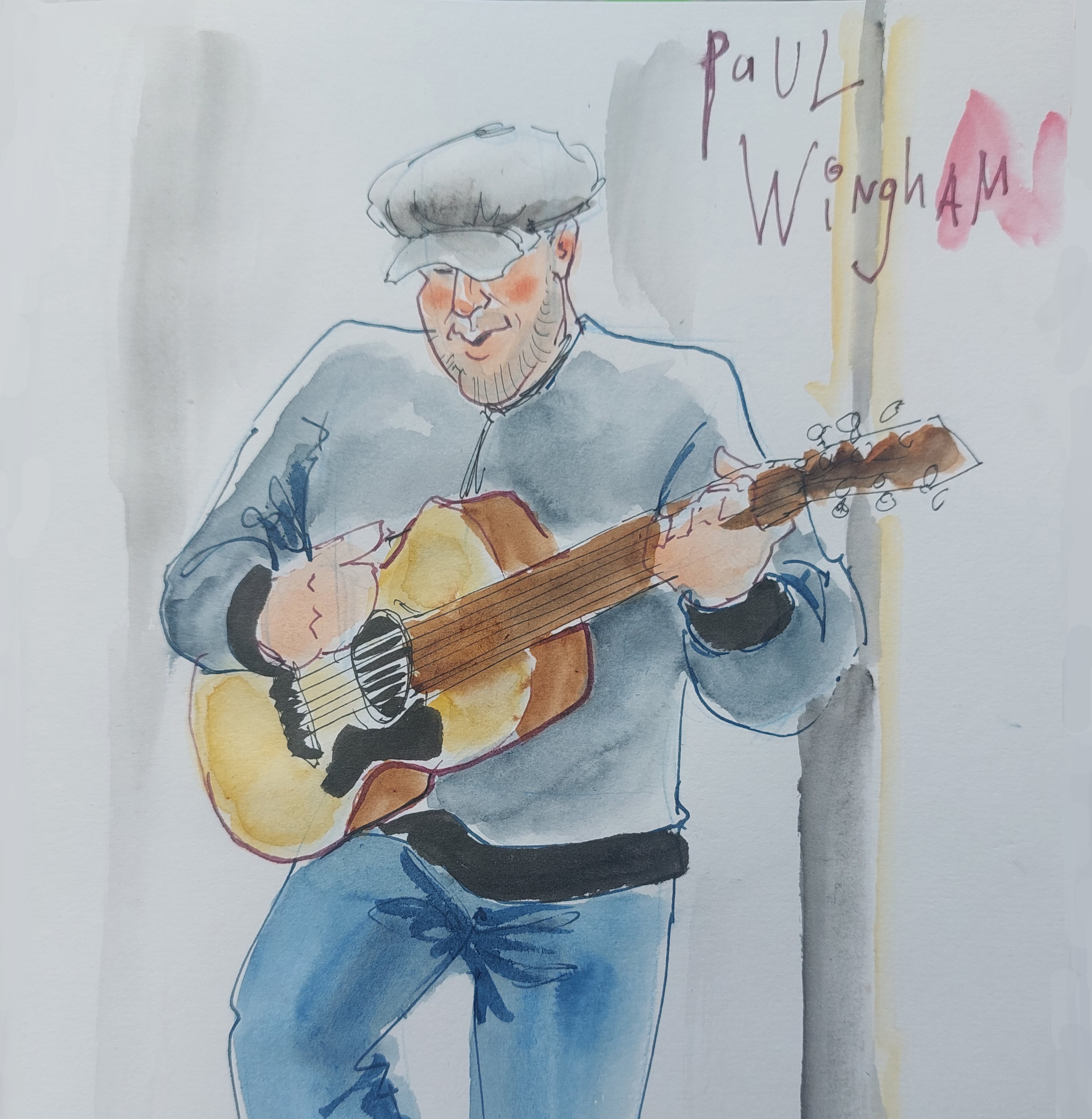 Caricature of Paul Wingham